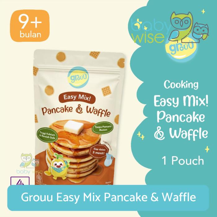 Gambar Grouu Easy Mix Pancake & Waffle 150gr - Camilan Anak dari Baby Wise Surabaya undefined Tokopedia