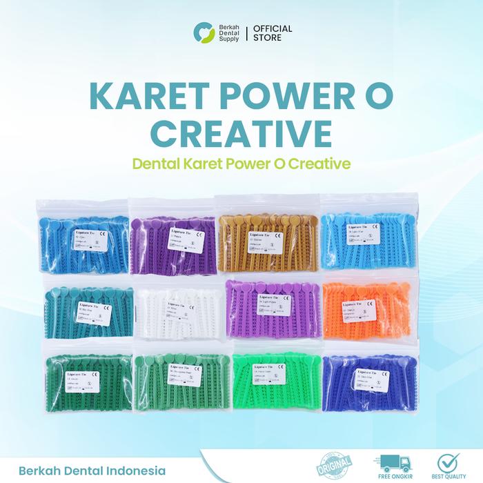 Gambar Dental Karet Behel Power O Creative Behel Gigi / karet behel - Gold/Emas dari BERKAH DENTAL INDONESIA. undefined Tokopedia