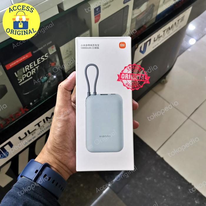 Gambar Xiaomi Powerbank 10000mAh Mi Redmi Power Bank 22.5W Built-in Cable Ori dari Access Original undefined Tokopedia