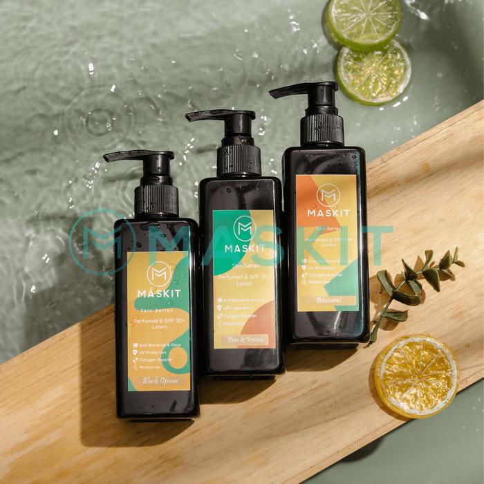 Gambar Body Lotion Dewasa Sun Block Sun Screen Protection Perfumed Wangi - Pear & Freesia dari Maskit Store undefined Tokopedia