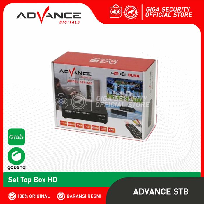 Gambar ADVANCE STP A-01 STB Set Top Box HD Support Wifi Dongle, Youtube - STB ONLY dari Giga Security Official Store undefined Tokopedia