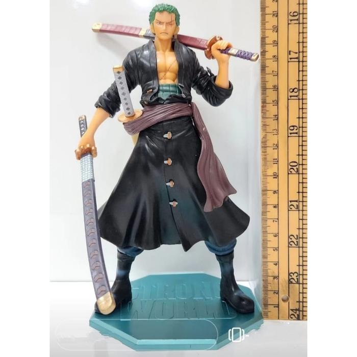 Gambar ZORO ACTION FIGURE ONE PIECE PORTAIT OF PIRATES - ZORO 22CM dari KITTY TOYS undefined Tokopedia