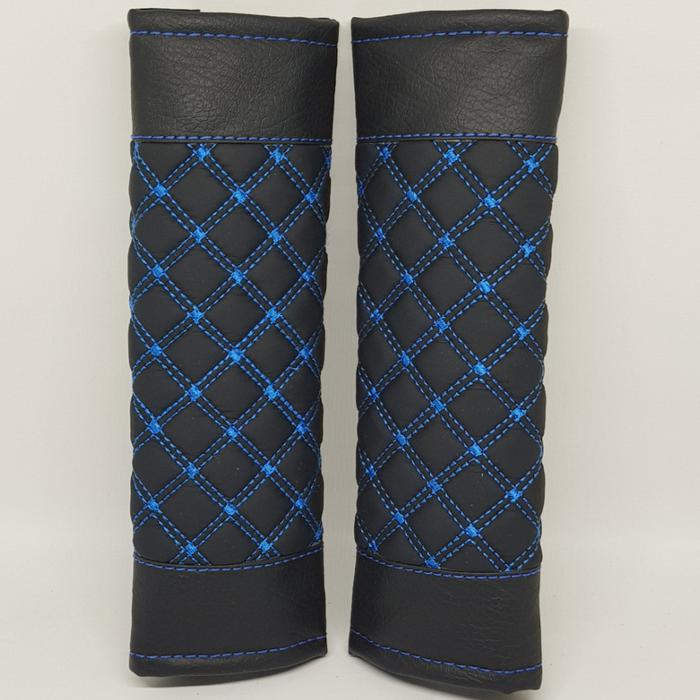 Gambar Sarung Safety seat belt mobil sabuk pengaman Technozio motif X2 - x2biru dari Technozio Store undefined Tokopedia