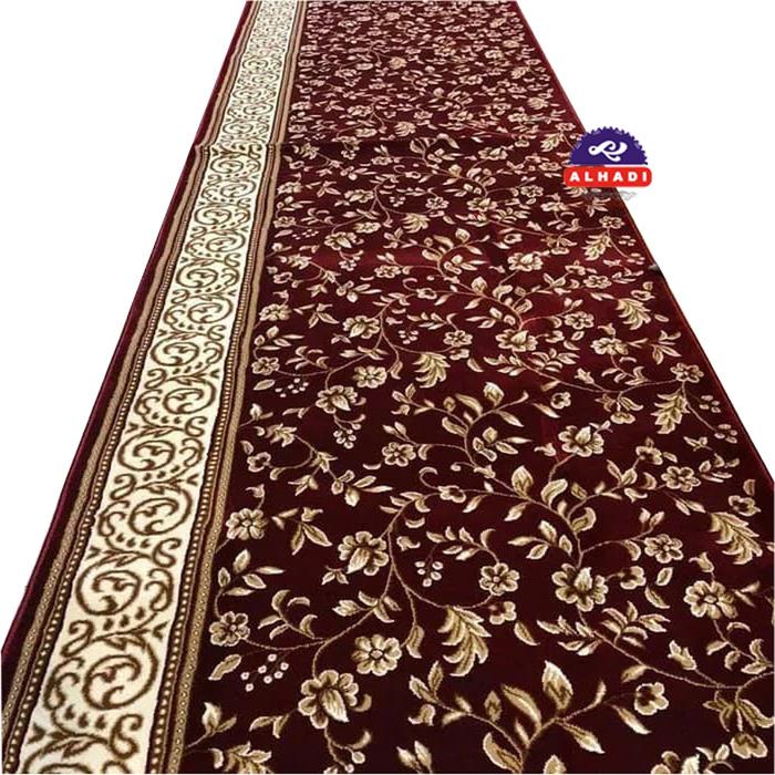 Gambar Alhadi Karpet Masjid MOSGRA METERAN Ukuran 100 x 120cm Ketebalan 14mm Sajadah Mushola Turki - Mosgra-11 dari Alhadi Official Store undefined Tokopedia