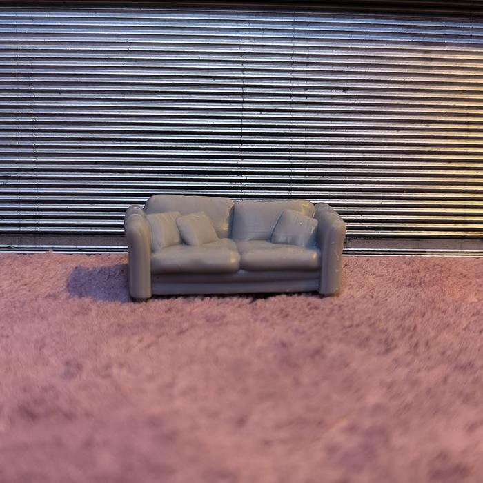 Gambar Sofa 2 Seater 1/64 Scale - -Aksesoris Diorama Miniatur Diecast - Unpainted dari ArtfanDesign undefined Tokopedia