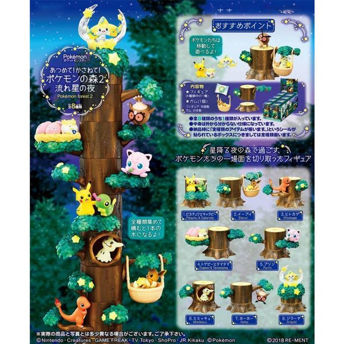 Jual SET POKEMON TREE GEN 1 & 2 FIGURE | 8pcs/set Forest Tree Pokemon ...