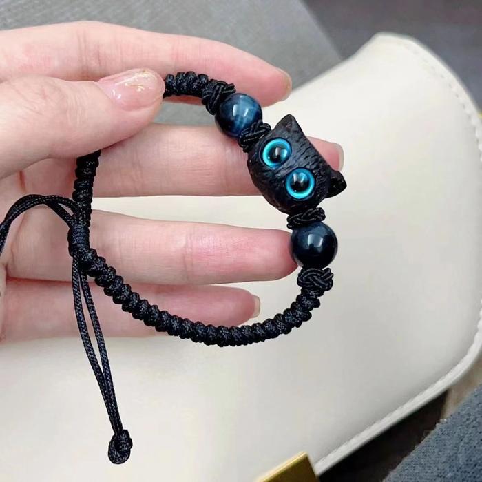 Gambar Gelang kucing karet gelang lucu wanita berkualitas tinggi - Biru dari loveandcrystal undefined Tokopedia