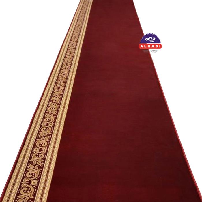 Gambar Alhadi Karpet Masjid MOSGRA METERAN Ukuran 100 x 120cm Ketebalan 14mm Sajadah Mushola Turki - Mosgra-1 dari Alhadi Official Store undefined Tokopedia