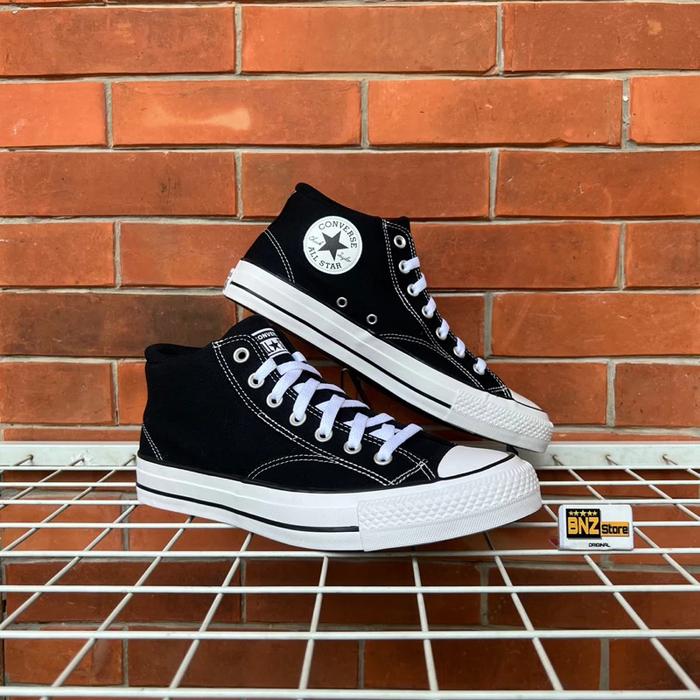 Gambar Converse CTAS Malden Street Mid Men Sneakers/Black/Black/White - 42 dari BNZ STORE ORI undefined Tokopedia