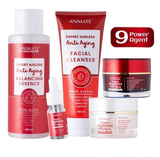 Gambar ANIMATE SERIES 5IN1 - PAKET ALL SERIES - WHITENG - GLOWING - ACNE - ACNE HIJAU dari agogostore undefined 5 Tokopedia