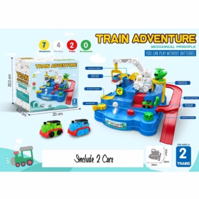Gambar Mainan Edukasi Track Mobil Engineering Truck Adventure 2 Mobil dari Stevannietoys undefined Tokopedia