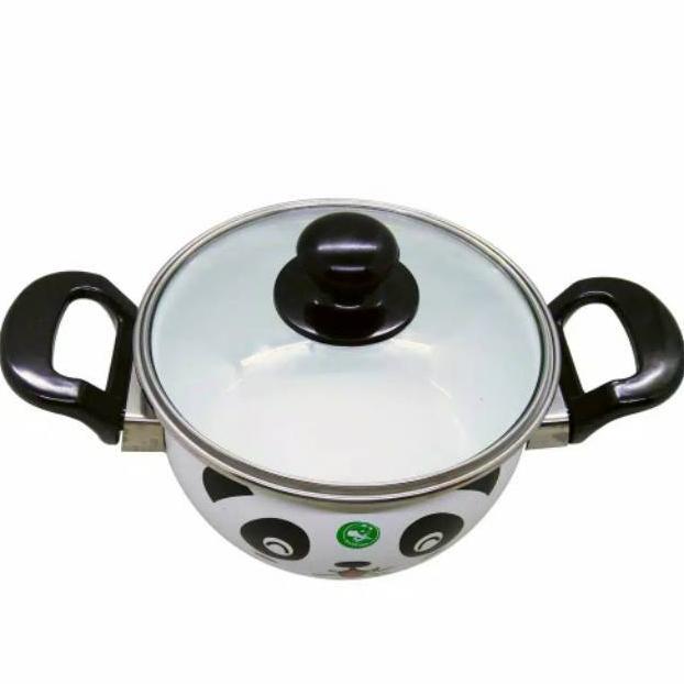 Gambar cvj Maspion Panci Enamel Hello Panda 18cm dari cv jaja7 undefined Tokopedia