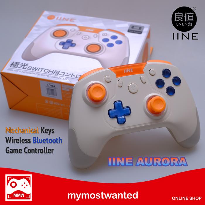 Gambar IINE Aurora Wireless Mechanical Pro Controller Wake Up RGB Light - Orange dari mymostwanted undefined Tokopedia