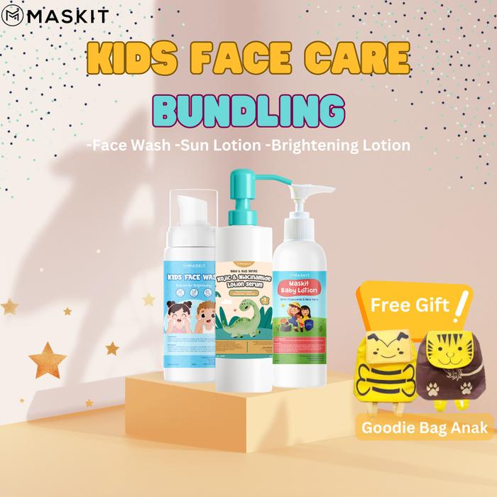 Promo Bundling Face Care Baby Kids Face Wash Face Lotion