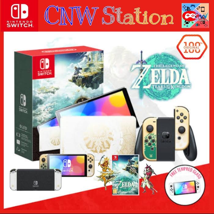 Gambar Nintendo switch oled Zelda Edition - Include game dari CNW Station undefined Tokopedia