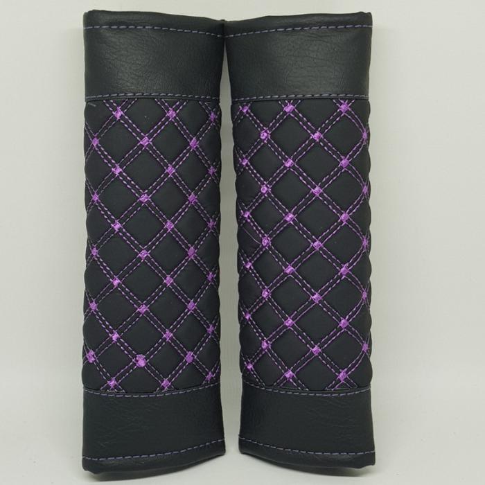 Gambar Sarung Safety seat belt mobil sabuk pengaman Technozio motif X2 - x2ungu dari Technozio Store undefined Tokopedia