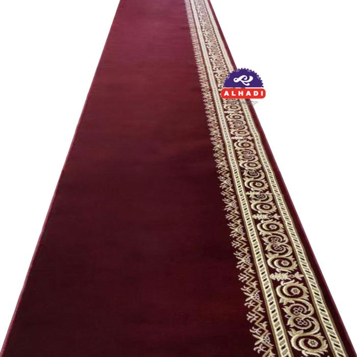 Gambar Alhadi Karpet Masjid MOSGRA METERAN Ukuran 100 x 120cm Ketebalan 14mm Sajadah Mushola Turki - Mosgra-3 dari Alhadi Official Store undefined Tokopedia