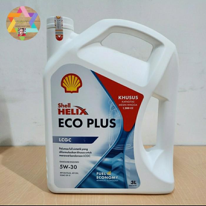 Gambar SHELL HELIX ECO PLUS LCGC 5W-30 ISI 3 L 100% ASLI dari Speed shop yadi 123 undefined Tokopedia