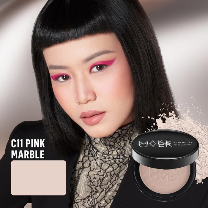 Gambar MAKE OVER Powerstay Total Cover Matte Cream Foundation 12 g - Cream Foundation - C11 Pink marble dari Kaffaholshop1 undefined Tokopedia