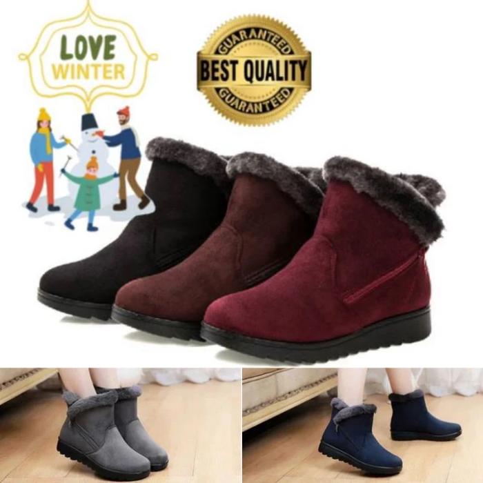 Jual SEPATU MUSIM DINGIN WANITA WATERPROOF WINTER THERMAL SNOW