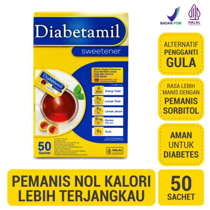 Gambar Diabetamil Sweetener ( isi 50 sachet 50gram) Diabetamil Sweetener dari Neo Life undefined Tokopedia