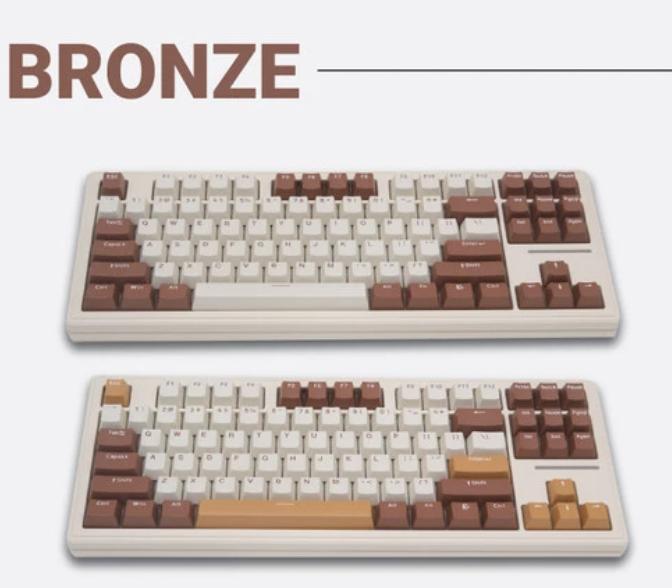 Gambar VortexSeries XERA Series 87 Wired Gasket Mount Keyboard TKL/80% Layout - Bronze, OutemuJadeWhite dari AsetKerjaID undefined 4 Tokopedia