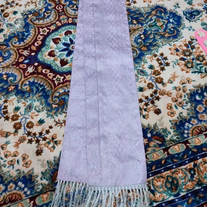 Gambar SELENDANG SELEMPANG SONGKET KHAS MELAYU FULL SONGKET BUDAK MELAYU RIAU - lilac dari Budak Melayu Riau undefined Tokopedia