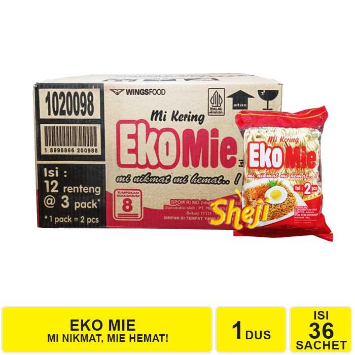 Gambar 1 DUS ISI 36 SACHET EKO MIE KERING dari Sheji undefined Tokopedia