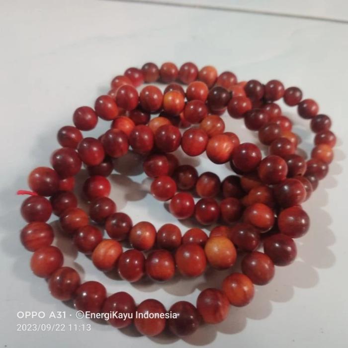 Gambar Gelang Agathis jumbo 20-22 mm - KARET, 18-20 dari Katar Angke undefined Tokopedia