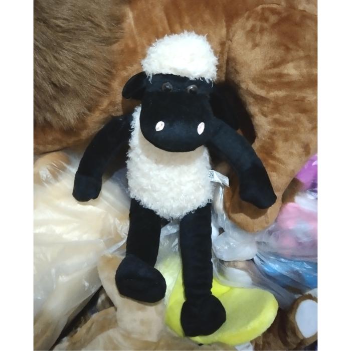 Gambar BONEKA SHAUN THE SHEEP DOMBA KAMBING KARTUN ANIMASI CUTE RASFUR MAINAN - shaun kurus dari Dafi trendy Boneka undefined Tokopedia