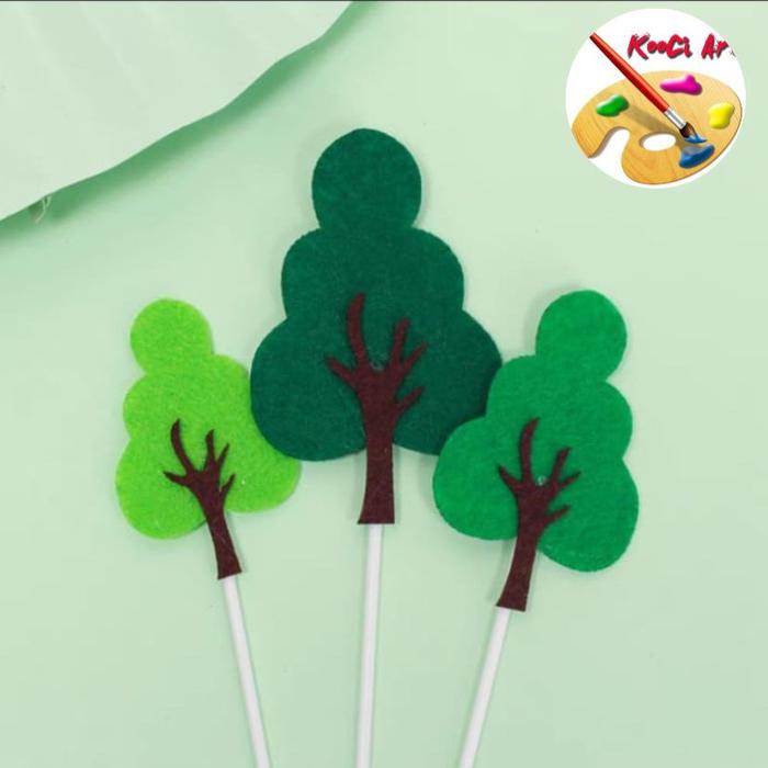 Gambar Cake topper pohon/ topper tusukan tema pohon jungle animal - Pohon Type B dari kooci balloon undefined Tokopedia