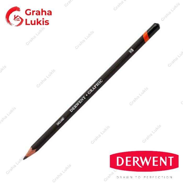 Gambar Derwent Graphic Pencil 2B / HB / 9B - GRAPHIC HB dari Graha Lukis_NEW undefined Tokopedia