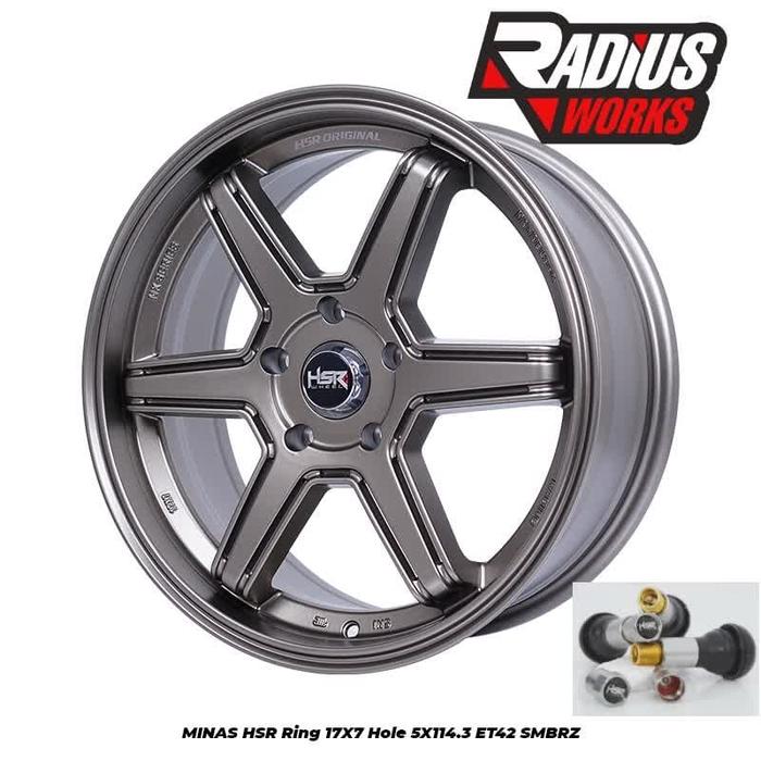 Gambar velg racing hsr r17 mobil innova hrv crv xpander civic juke ertiga dari HSR Wheel Toko Velg dan Ban Mobil Radius Works undefined Tokopedia