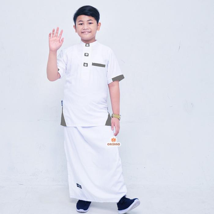 Gambar SETELAN BAJU KOKO ANAK LAKI LAKI BAWAHAN SARUNG MUSLIM COWOK AVATAR - Putih-Putih, S/6 dari Archee Shop undefined Tokopedia