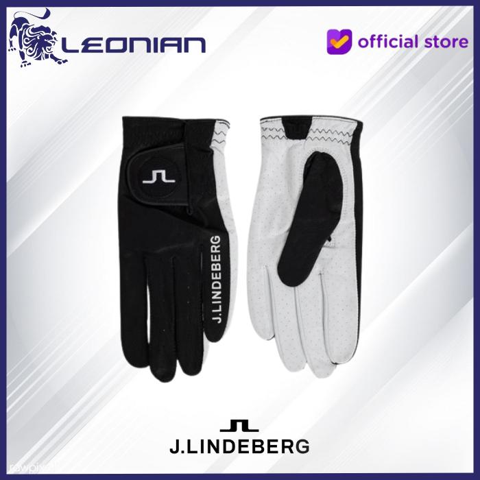 Gambar Sarung Tangan Golf J.Lindeberg Ron Leather Golf A | Golf Glove - BLACK, L dari Leonian Golf ID undefined Tokopedia
