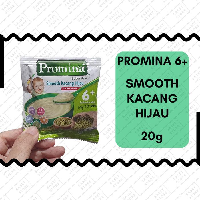 Gambar Promina Kacang Hijau 20g Sachet Bubur Sereal Instan Bayi MPASI dari Saset Store undefined Tokopedia