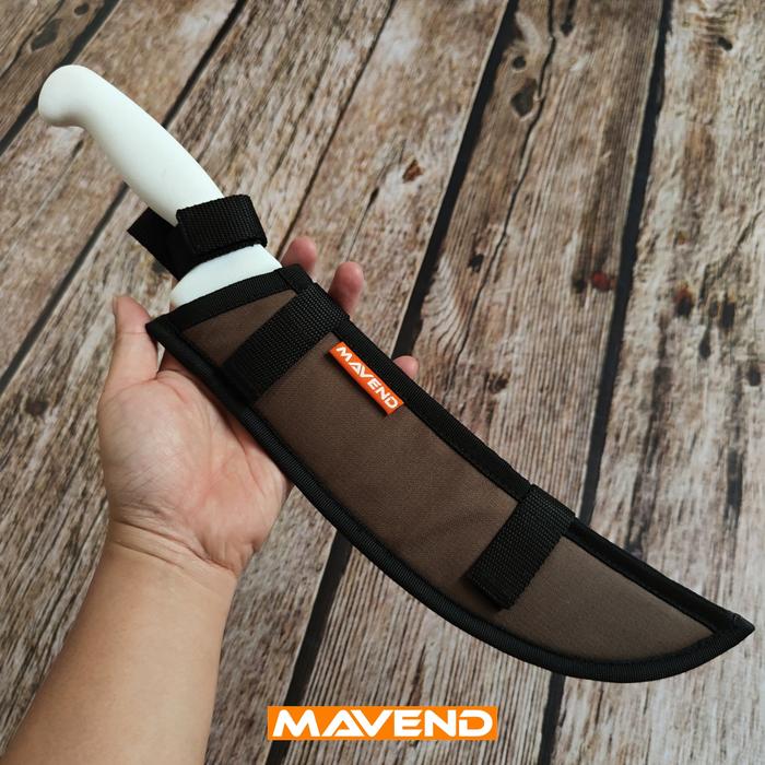 Gambar knife sheath sarung pisau butcher tramontina victorinox cimeter 31 cm - 25 cm dari pusat pisau undefined Tokopedia