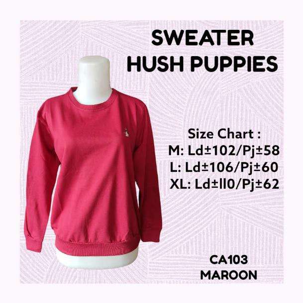 Gambar sweater hush puppies wanita panjang WANITA - Merah, M dari Mentari Safira Wijaya undefined 2 Tokopedia