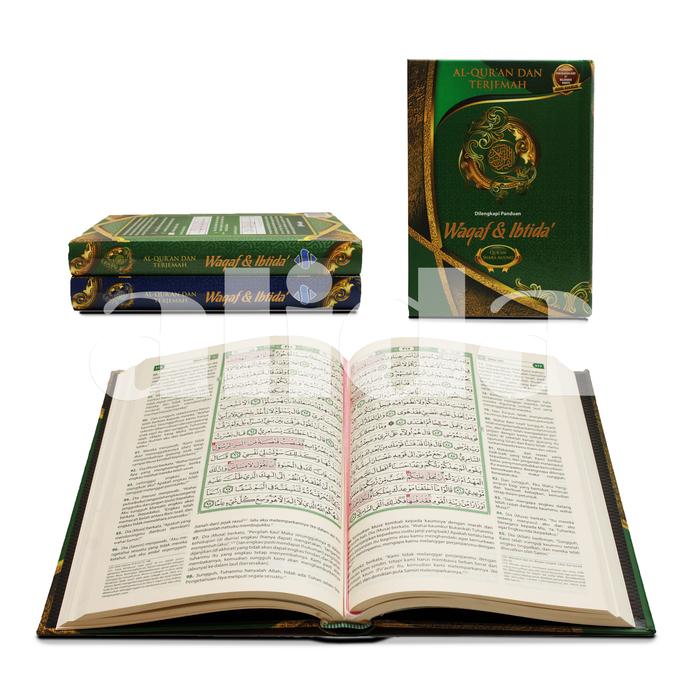 Gambar Alquran Terjemah Waqaf dan Ibtida A5 HC, Al-Quran Al Quran Suara Agung - Hijau, Ukuran A5 dari Toko Alida Jakarta undefined Tokopedia