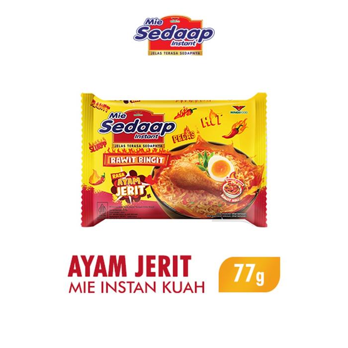 Gambar Sedaap Mie Instan Ayam Jerit 77 gr dari laris kartasura undefined Tokopedia