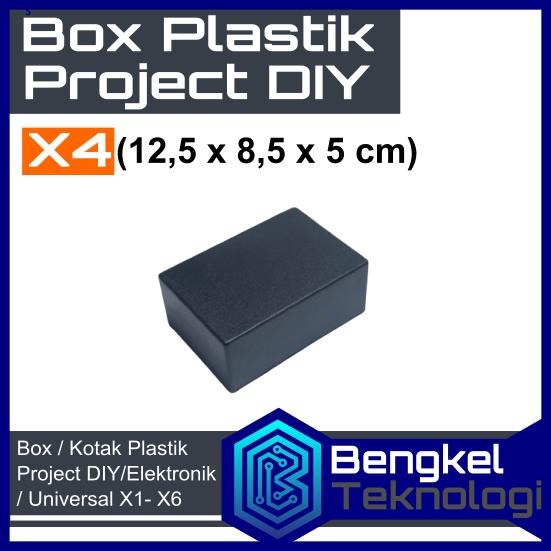 Gambar Box Project Elektronik Kotak Plastik Hitam DIY X1 X2 X3 X4 X5 X6 - X4 dari Bengkel_Teknologi undefined Tokopedia