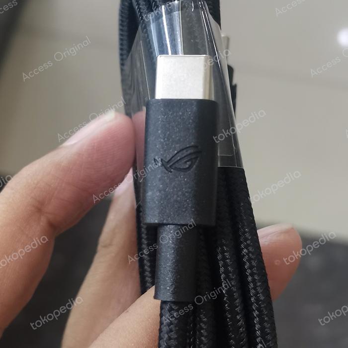 Gambar Charger Adapter 65W Asus Rog Phone 7 Ultimate Hyper Charge Adaptor Ori - Kabel C to C dari Access Original undefined Tokopedia
