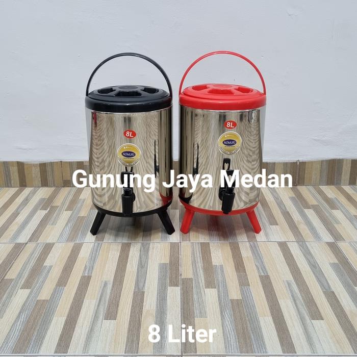 Gambar Milk Tea Bucket Tempat Kopi Teh Panas Stainless Higenis Tahan Panas - 8 Liter dari GJ.Medan undefined Tokopedia