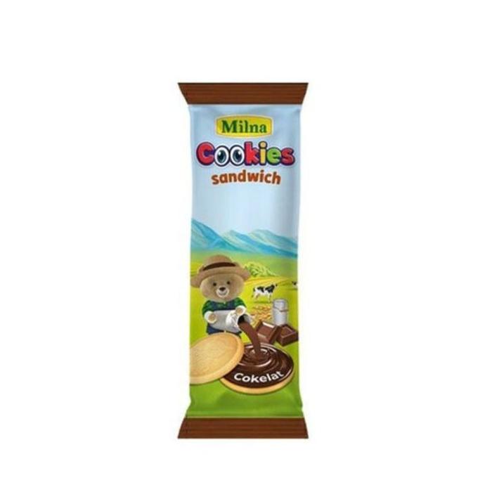 Gambar Milna Cookies Sandwich - Biskuit Cemilan Anak - choco 1pcs dari Hassenda Baby Shop undefined Tokopedia