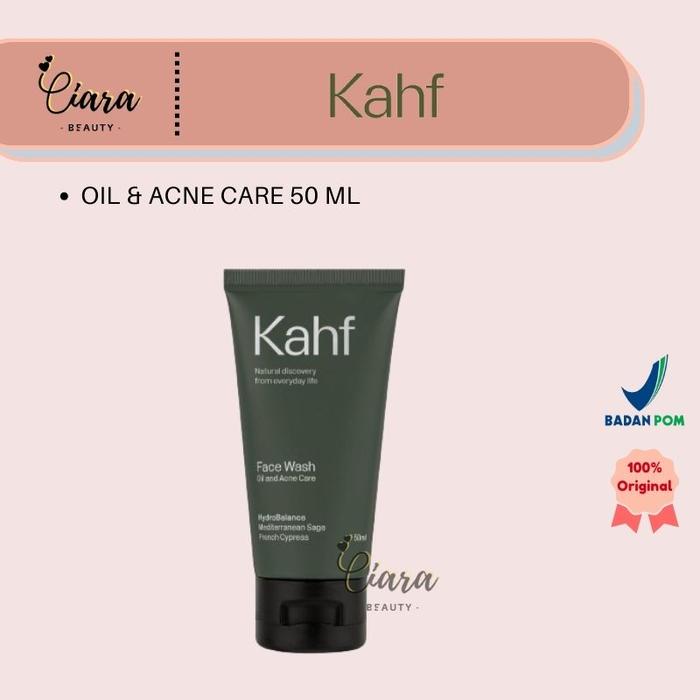Gambar Kahf Face Wash / Pembersih Wajah Pria / Sabun Cuci Muka - Oil Acne 50 ml dari Ciara Beauty undefined Tokopedia