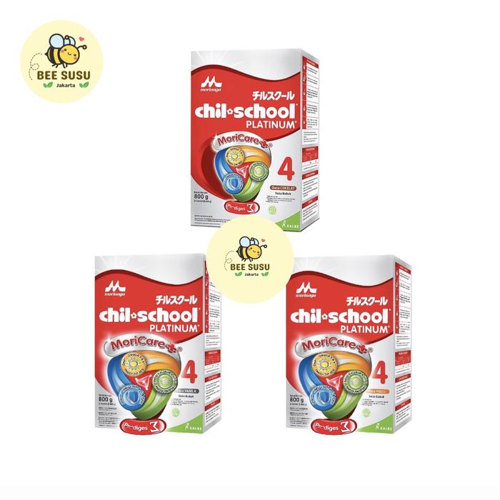 Gambar Chil School Platinum 4 (3-12th) Vanila , Madu , Coklat 800g - Madu dari BEE SUSU. undefined Tokopedia