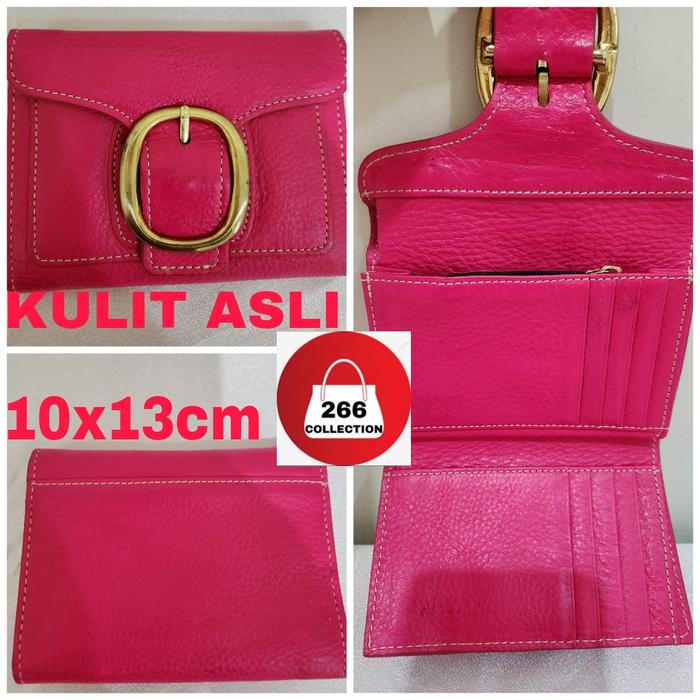 Gambar DOMPET KULIT BRANDED/PRELOVED/SECOND - FUCHIA dari 266COLLECTION undefined 5 Tokopedia