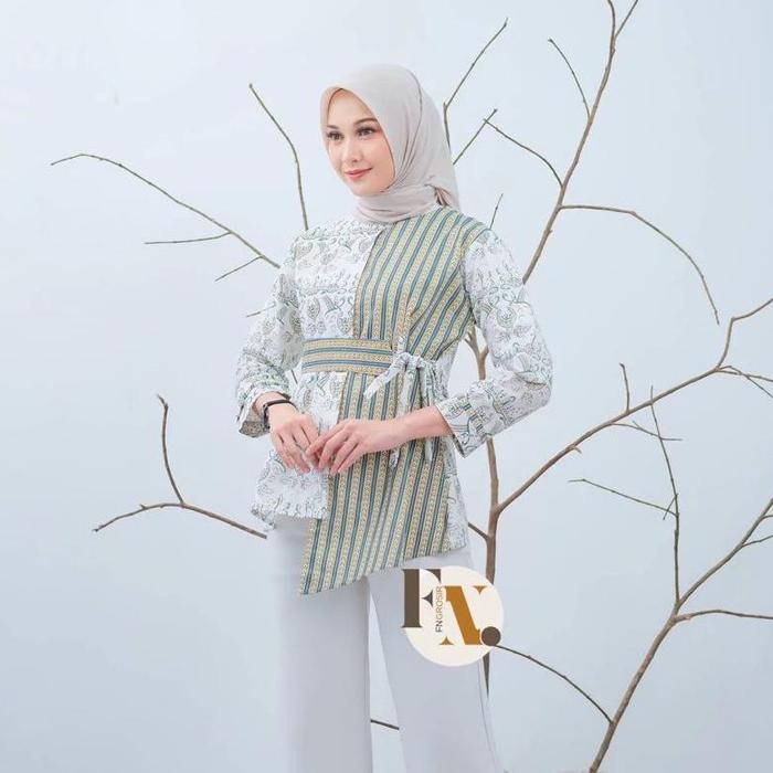 Gambar VIRAL BATIK ARJUNA - Batik -Atasan batik - Atasan batik wanita - - Azmat, XL dari toko ozan124 undefined Tokopedia