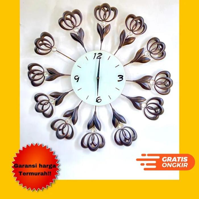 Jam Dinding Kaligrafi Aesthetic Murah