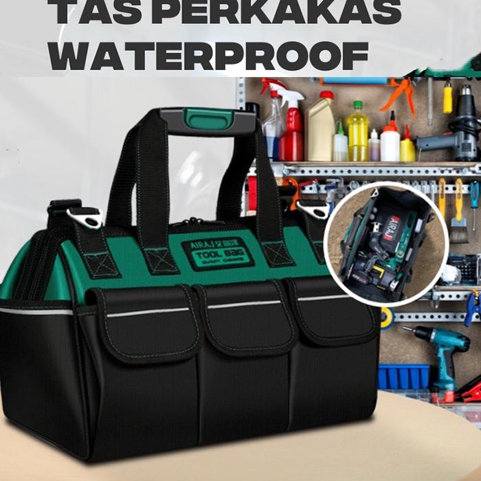 Gambar Sudah READY.. Tas Perkakas Toolkit Toll box | Tool Bag Storage Tahan a - Biru 13 Inch dari galakmulhmakmur8 undefined Tokopedia